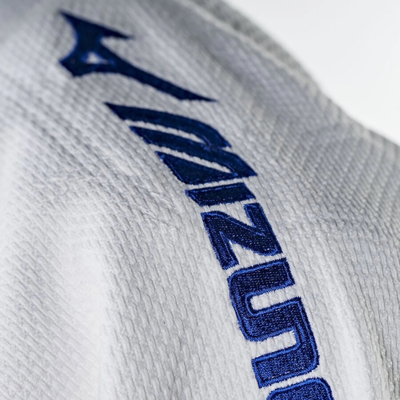 Mizuno Keiko White Blue Embroidery Pakken