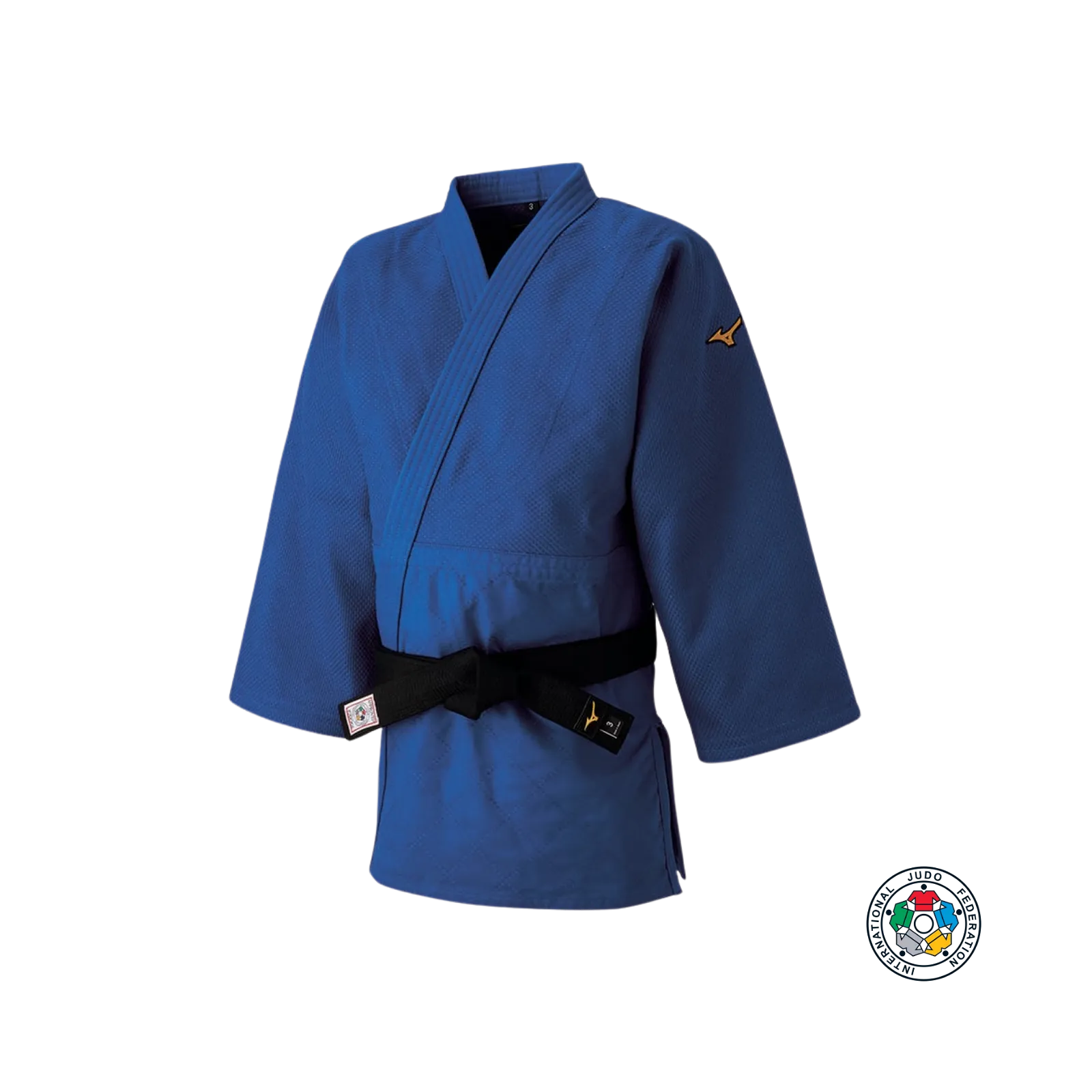 Mizuno Judo IJF 2024 CN Jacket - Slim Fit - Blauw Pakken