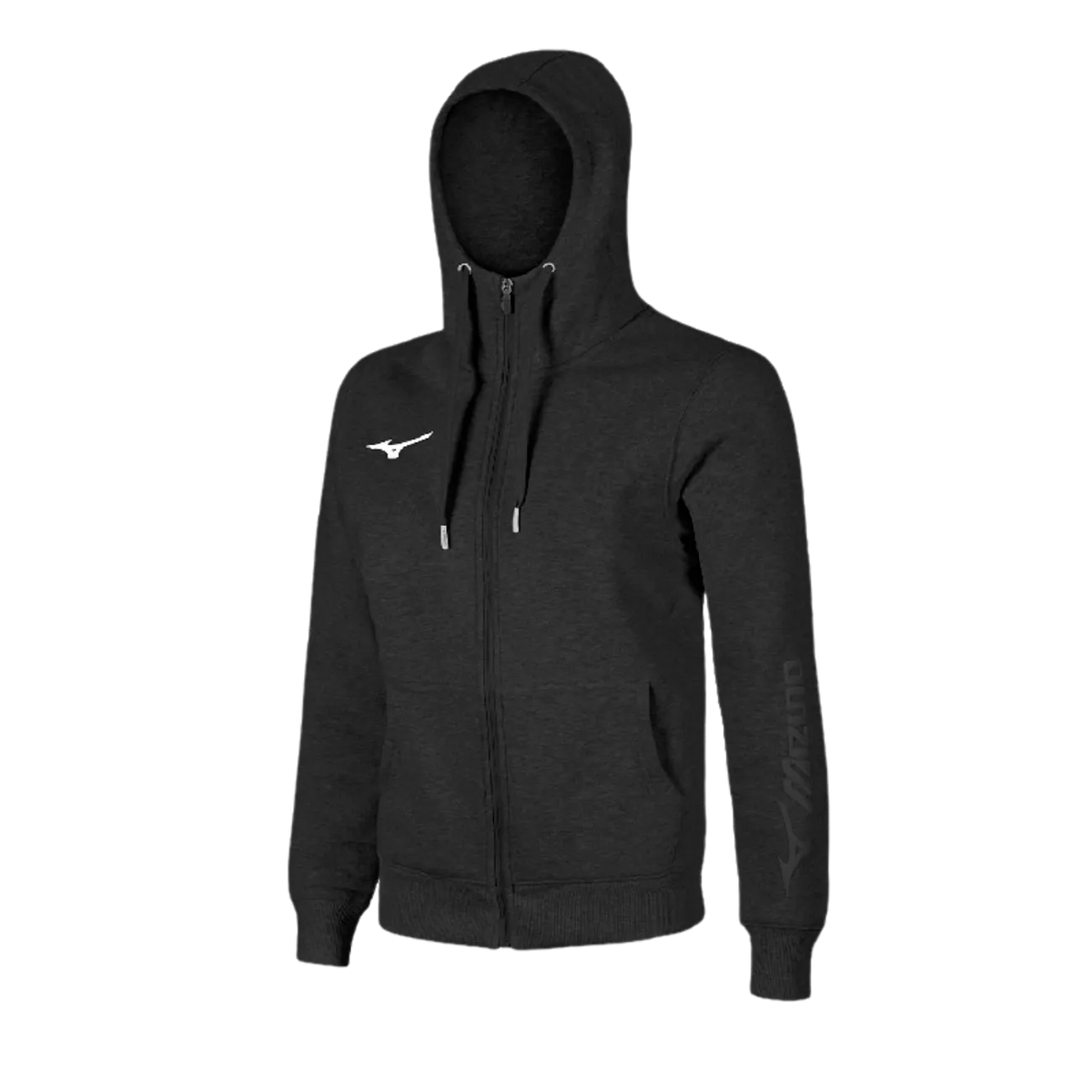 Mizuno Full Zipp Hoody Junior - Black Sportkleding