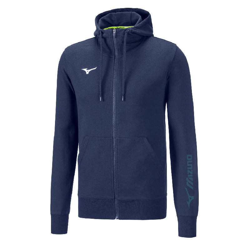 Mizuno Full Zipp Clubhoody Junior - Navy Sportkleding