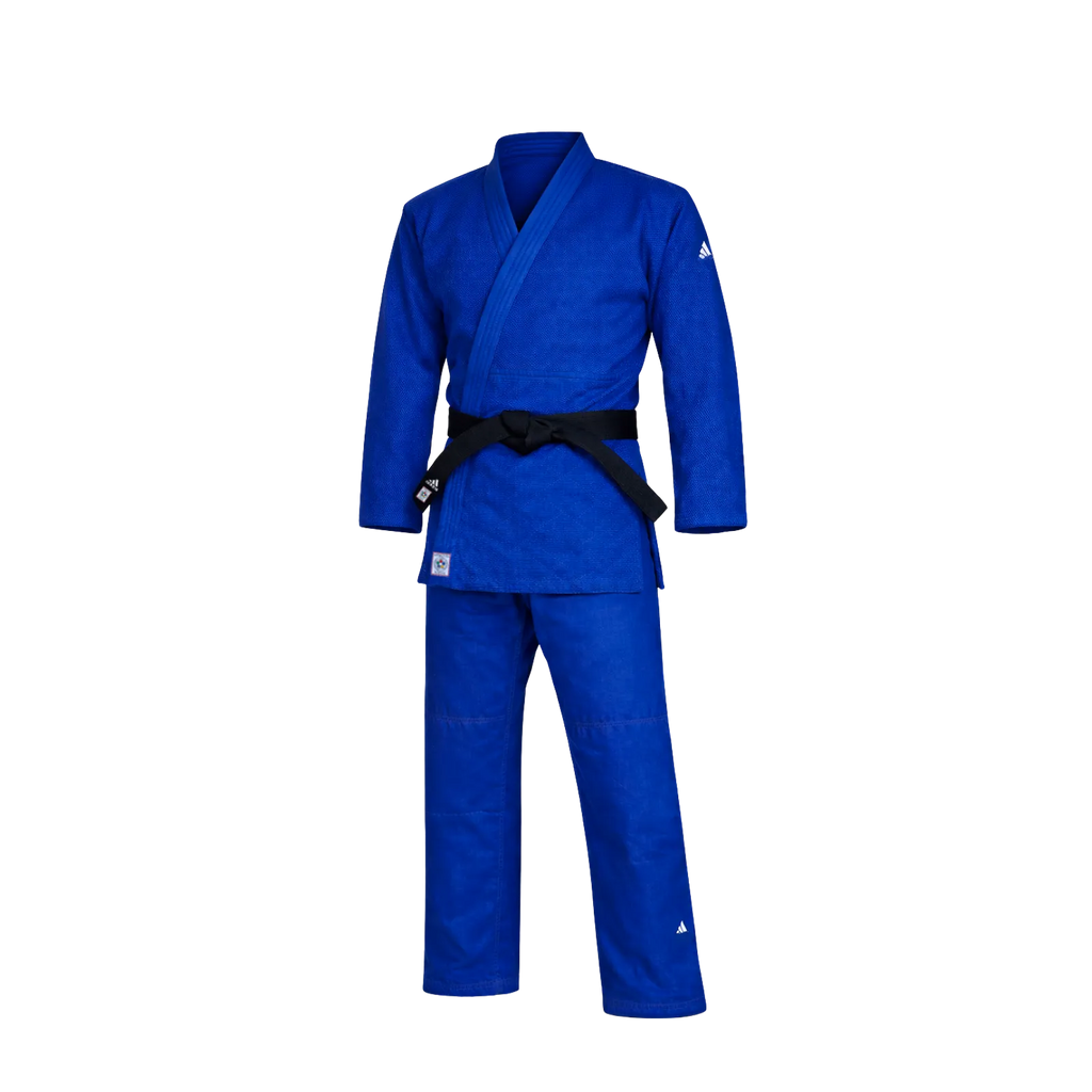 Adidas Champion III IJF judopak slimfit blauw Pakken