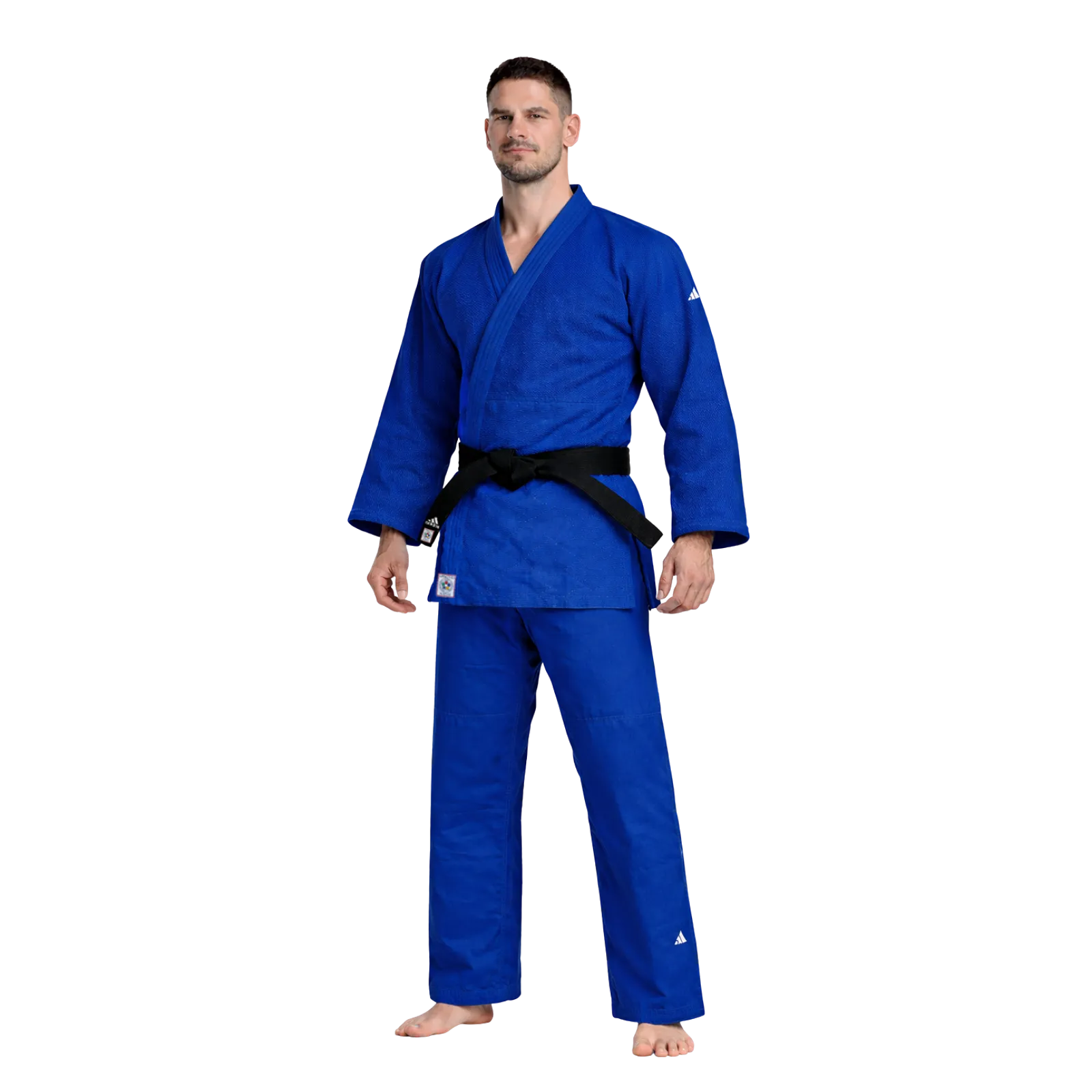 Adidas Champion III IJF judopak slimfit blauw Pakken
