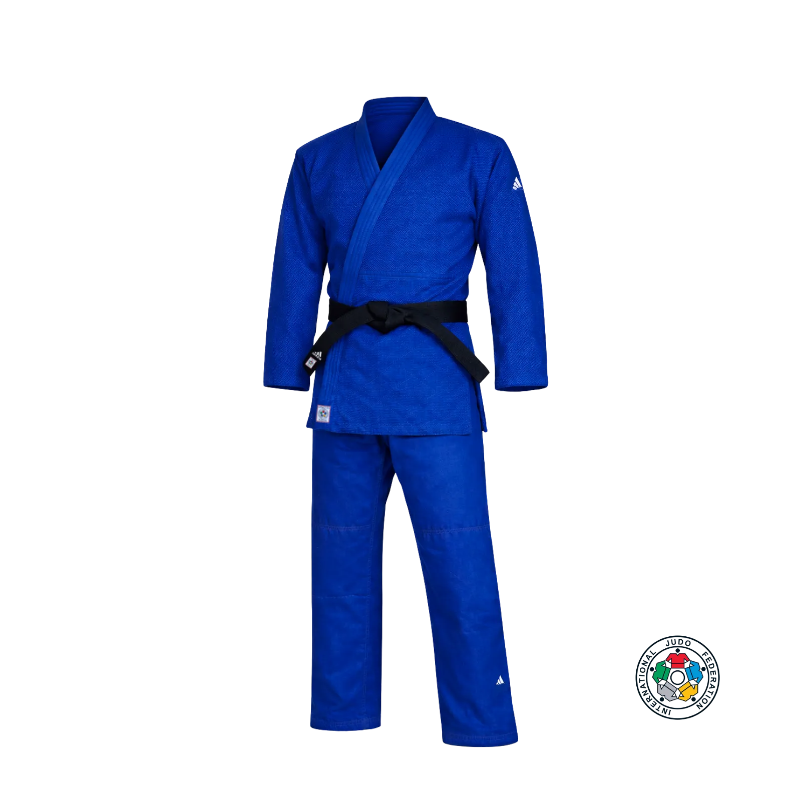 Adidas Champion III IJF judopak slimfit blauw Pakken