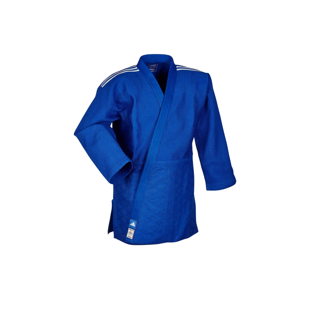 Adidas Champion III IJF judopak slimfit blauw Pakken