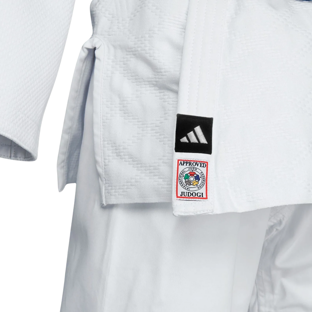Adidas Champion III IJF judopak regular fit wit Pakken