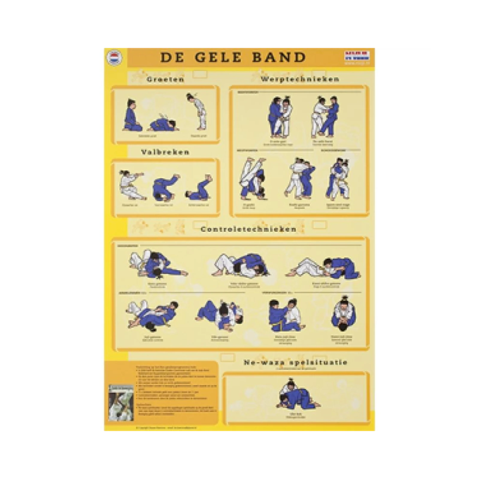 KYU Kaart Gele band Accessoires