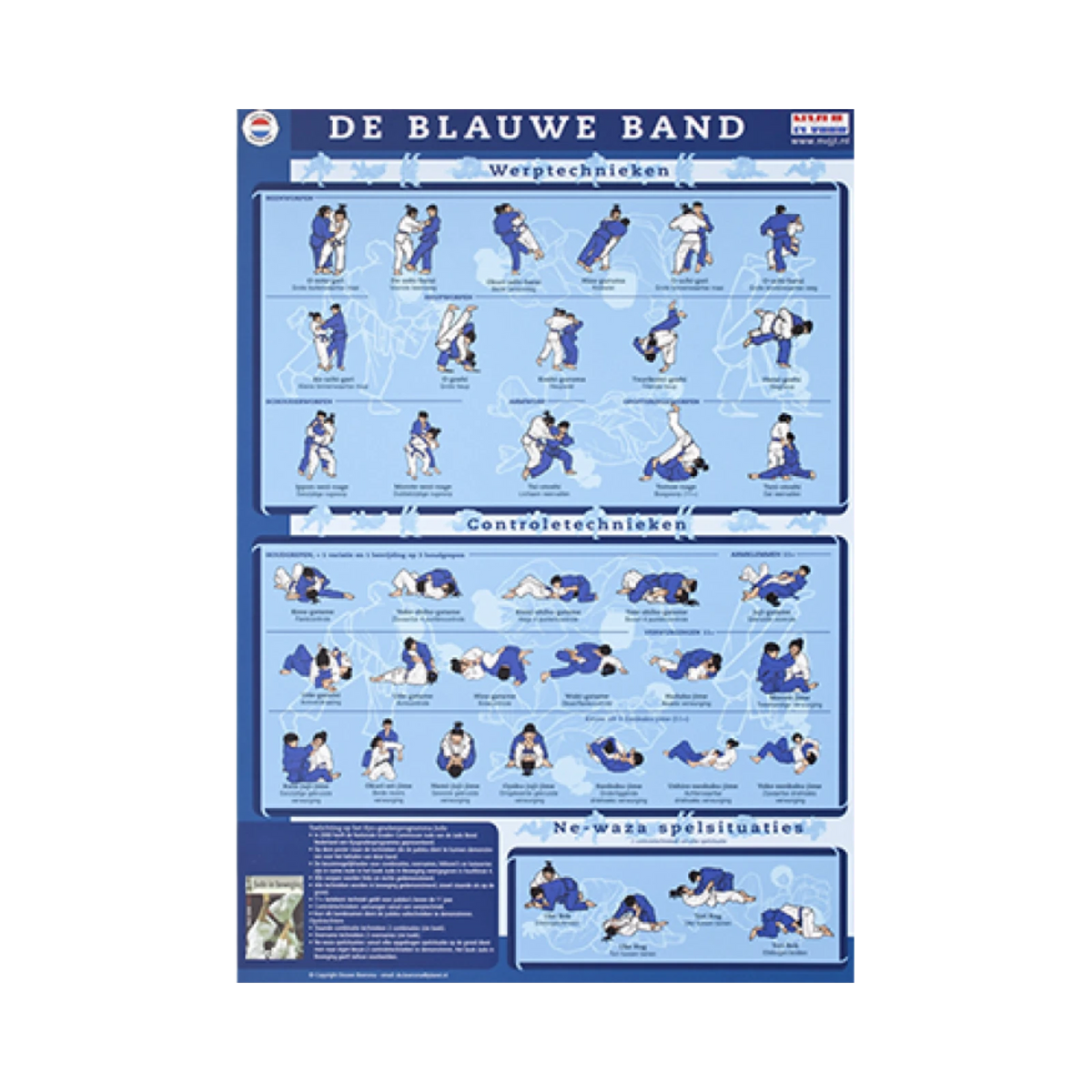 KYU Kaart Groot Formaat - A3 - Blauw