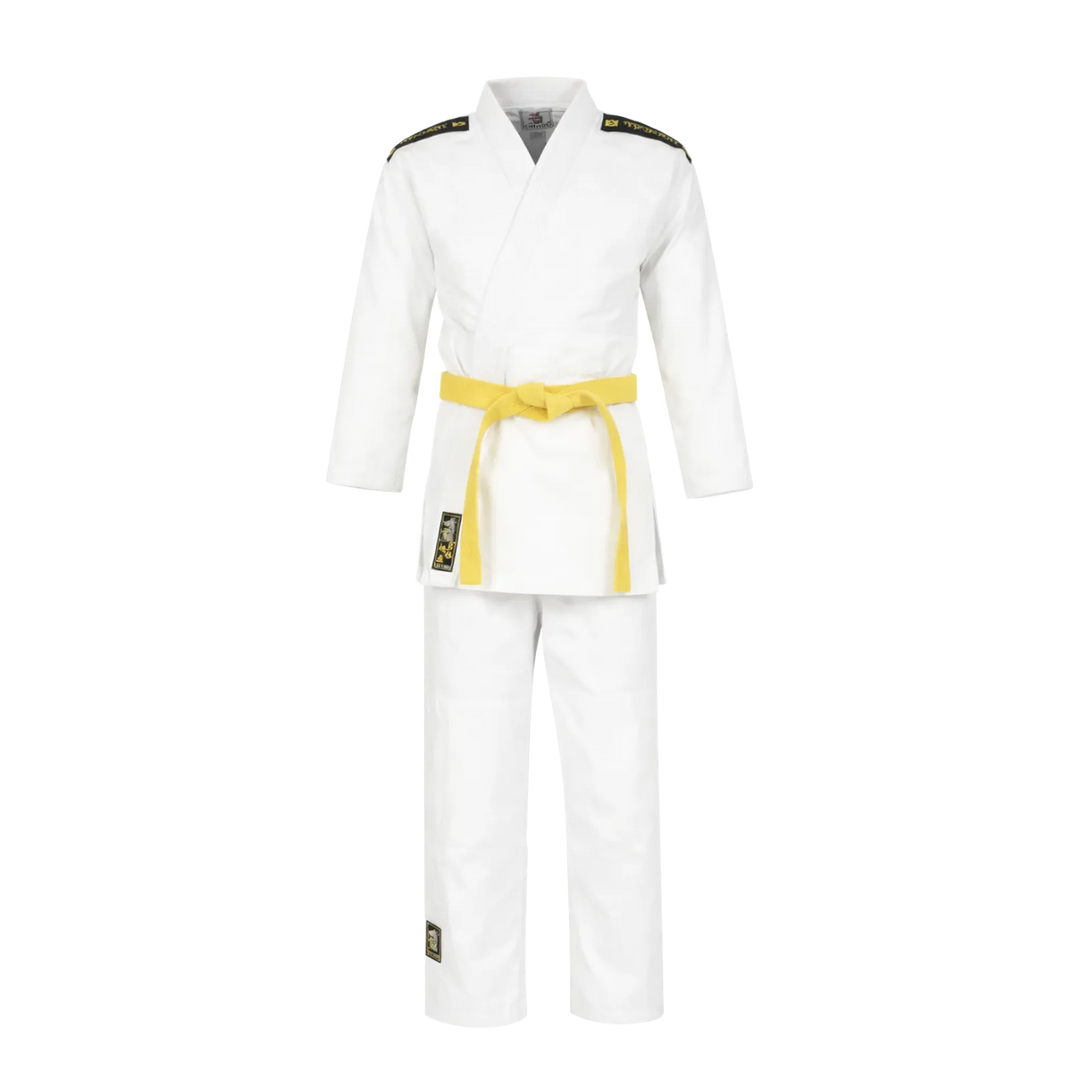 Matsuru Juvo recreatie judopak met zwart/gele schouderbadges Pakken