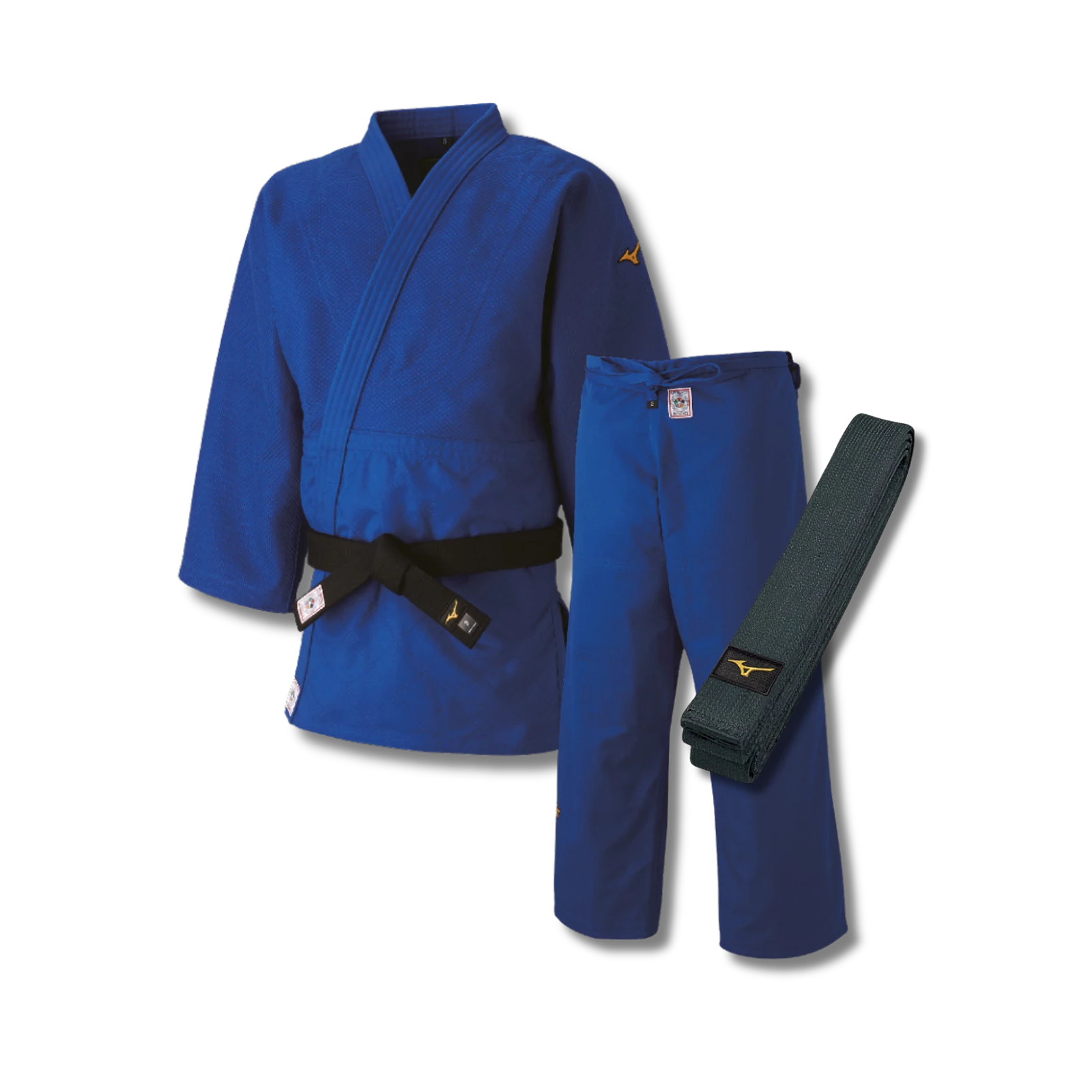 Mizuno IJF Japan 2023 Compleet Judopak - Slim Fit - Incl. Band - Blauw
