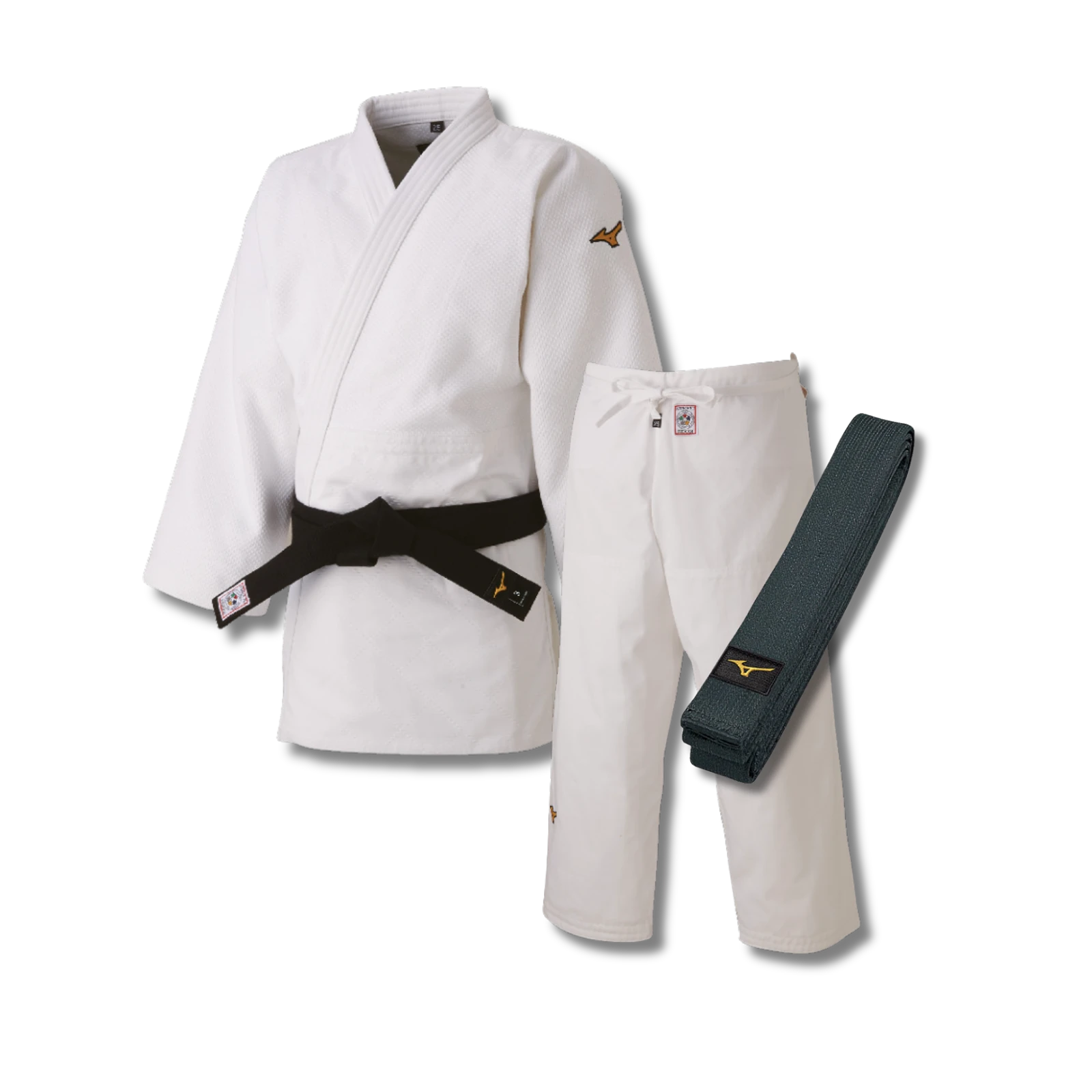 Mizuno IJF Japan 2023 Compleet Judopak - Slim Fit - Incl. Band - Wit