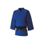 Mizuno IJF Japan Compleet Judopak - Slim Fit Long - Incl. Band - Blauw Pakken