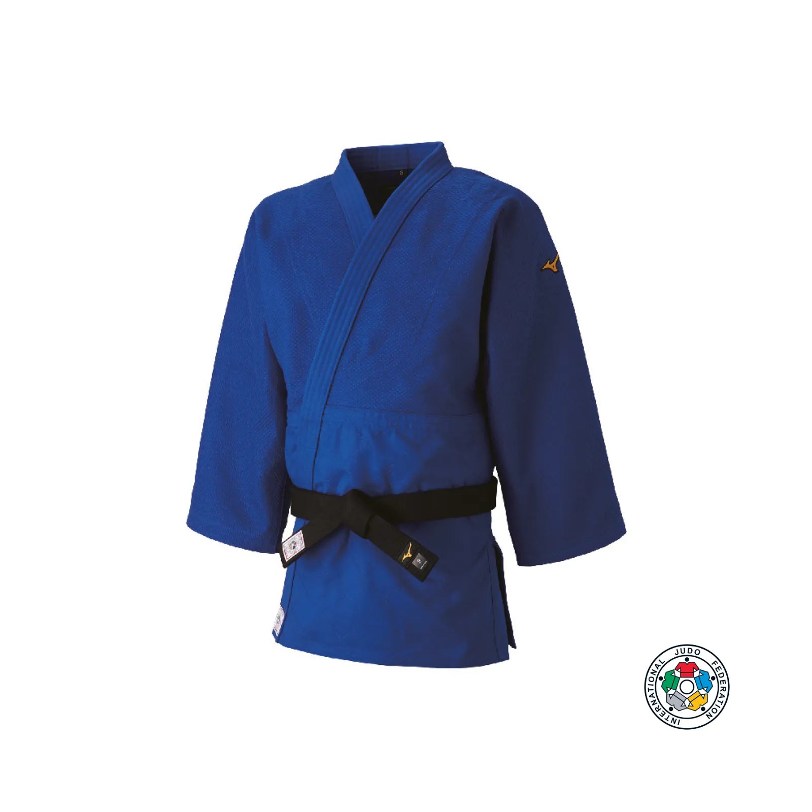 Mizuno Judo Jacket IJF Japan - Slim Fit Long - Blauw Pakken