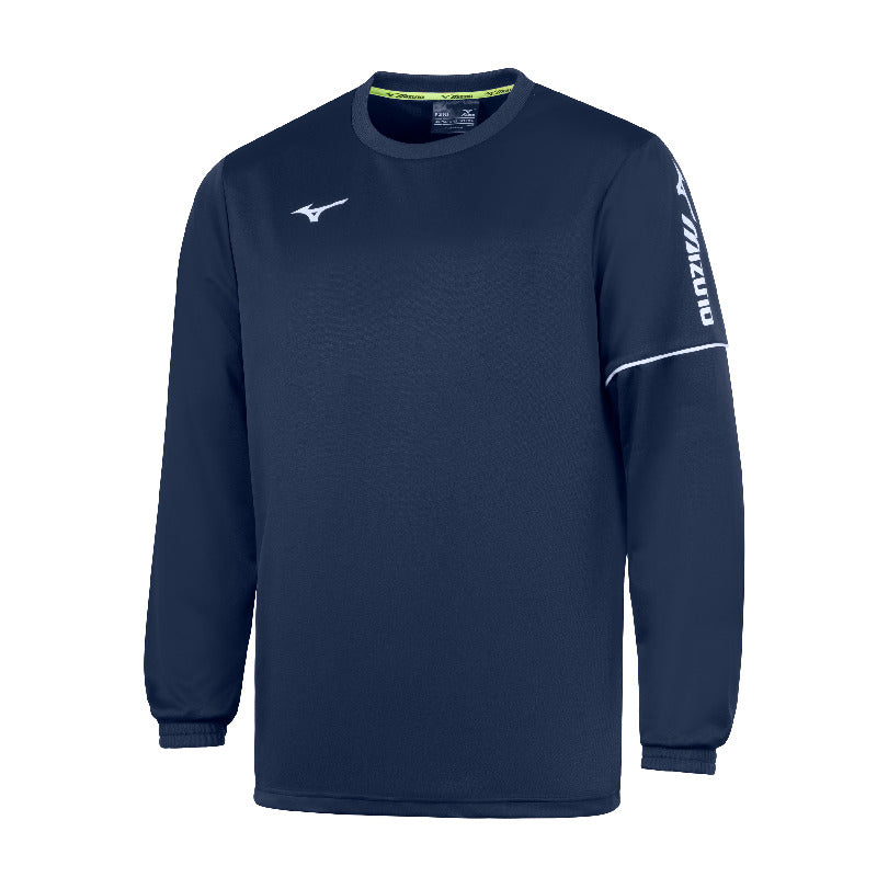 Mizuno Team SENDAI Training R. Neck Sweater - Navy Sportkleding