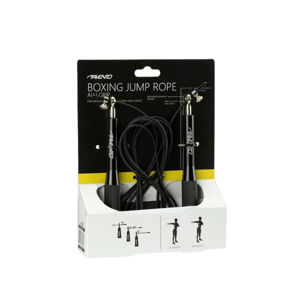 Verstelbaar Springtouw - Zwart